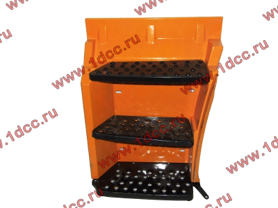 Подножка со ступеньками в сборе левая SH желтая SHAANXI / Shacman (ШАНКСИ / Шакман) 81.61510.0225 фото 1 Киров